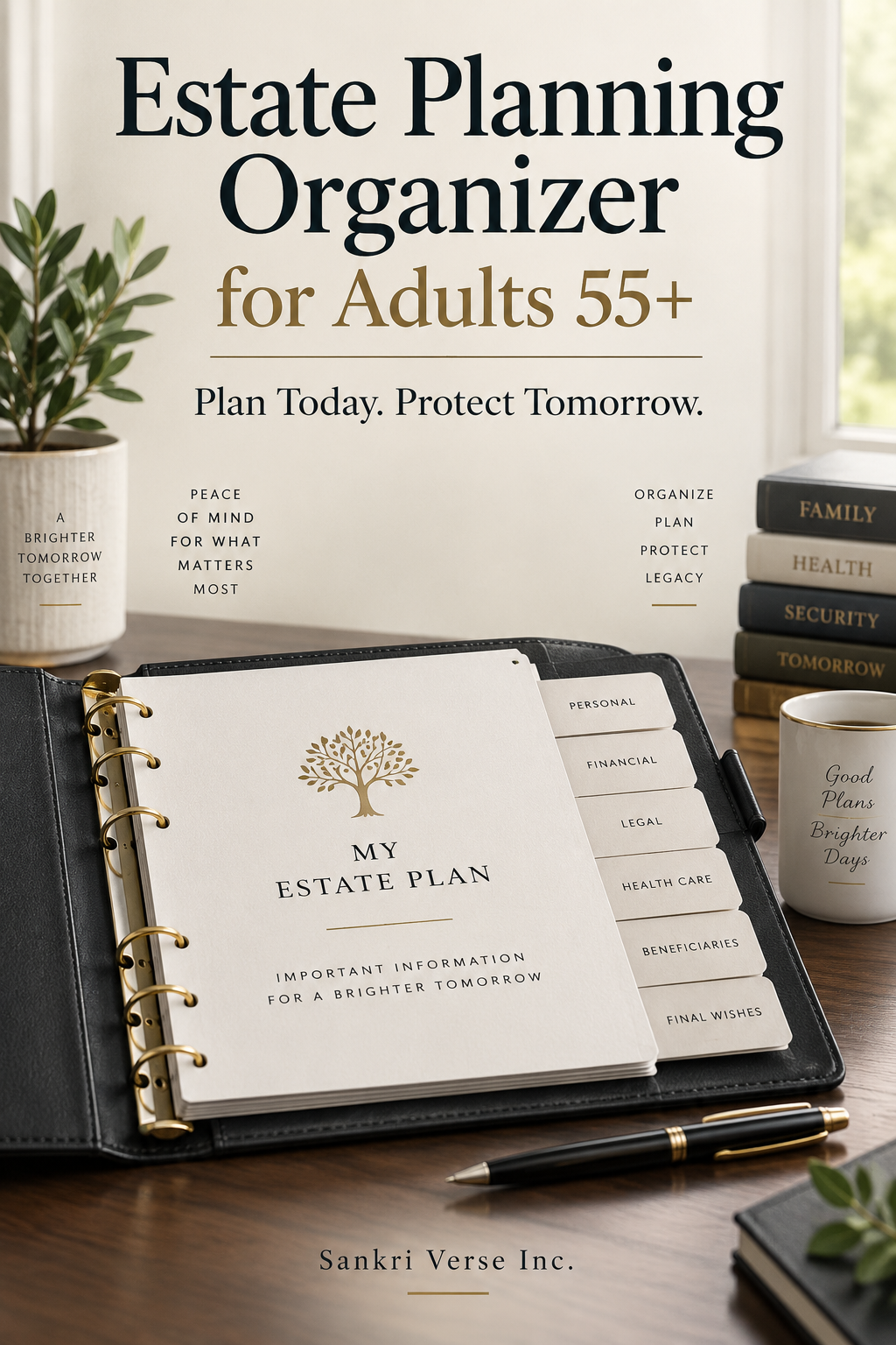 Book cover for Estate Planning Organizer for Adults 55+
