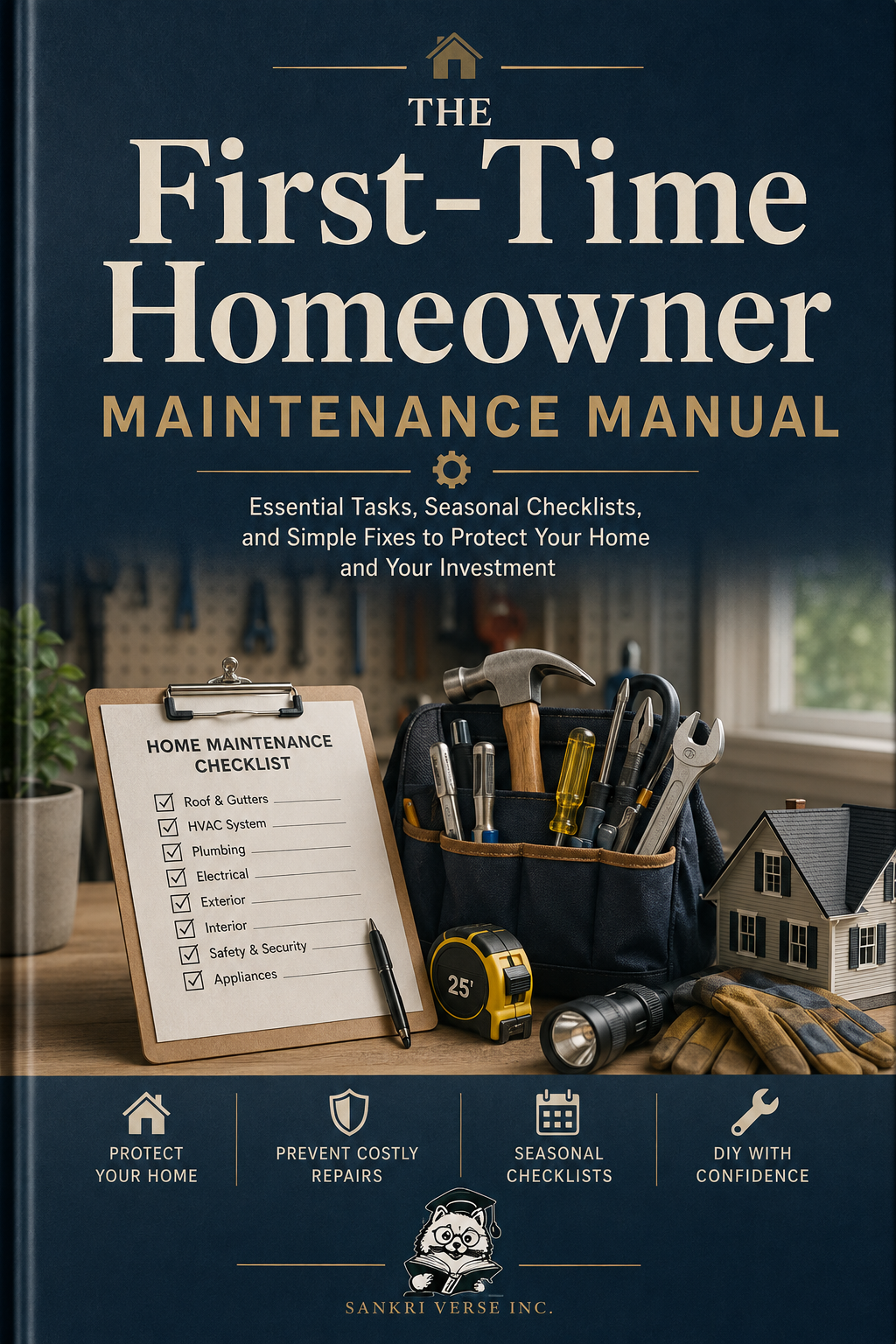 Book cover for The First-Time Homeowner Maintenance Manual