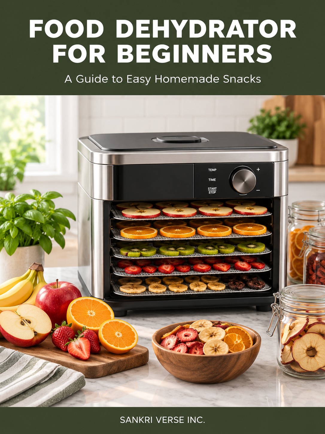 Book cover for Food Dehydrator for Beginners