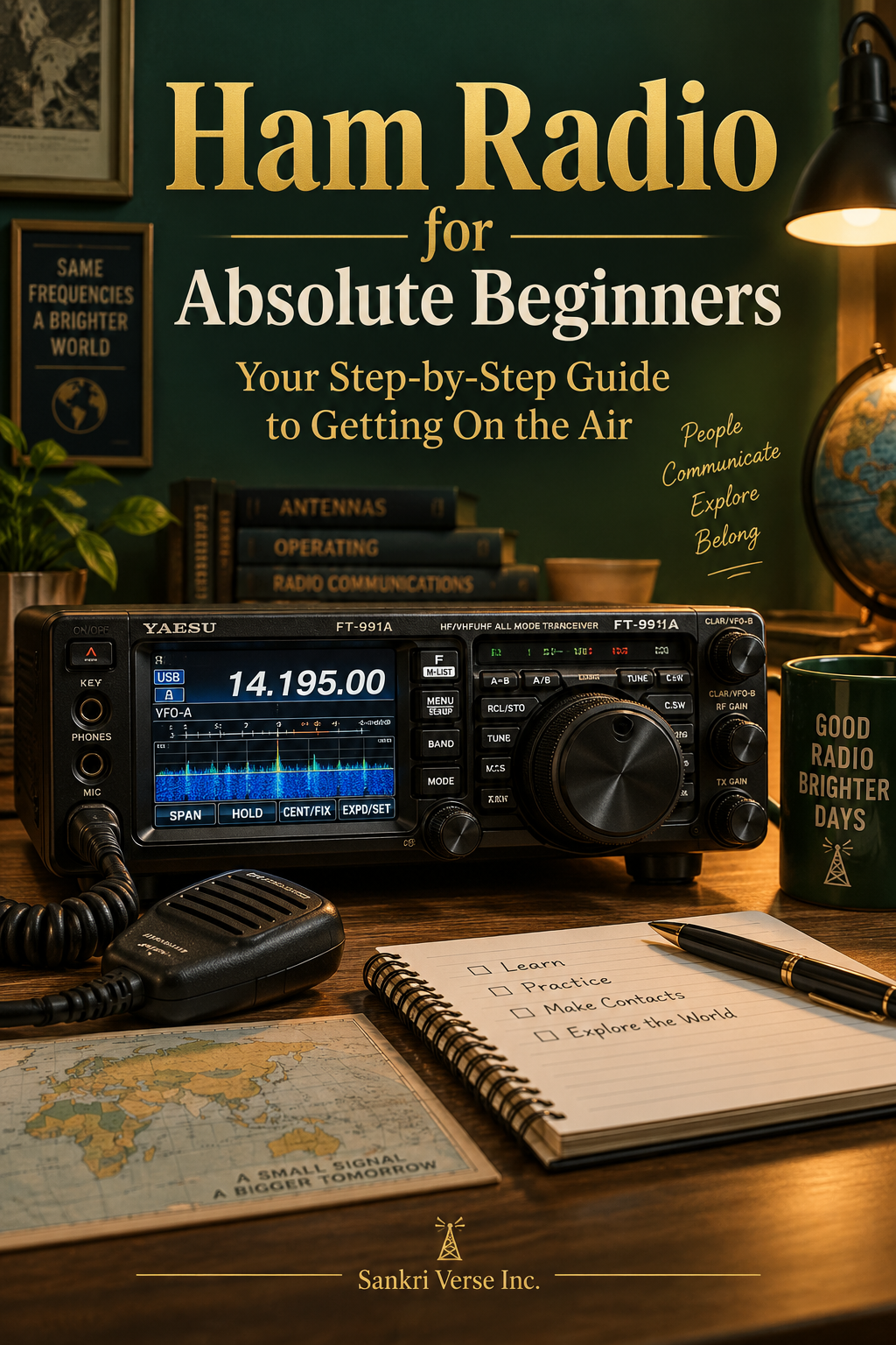Book cover for Ham Radio for Absolute Beginners