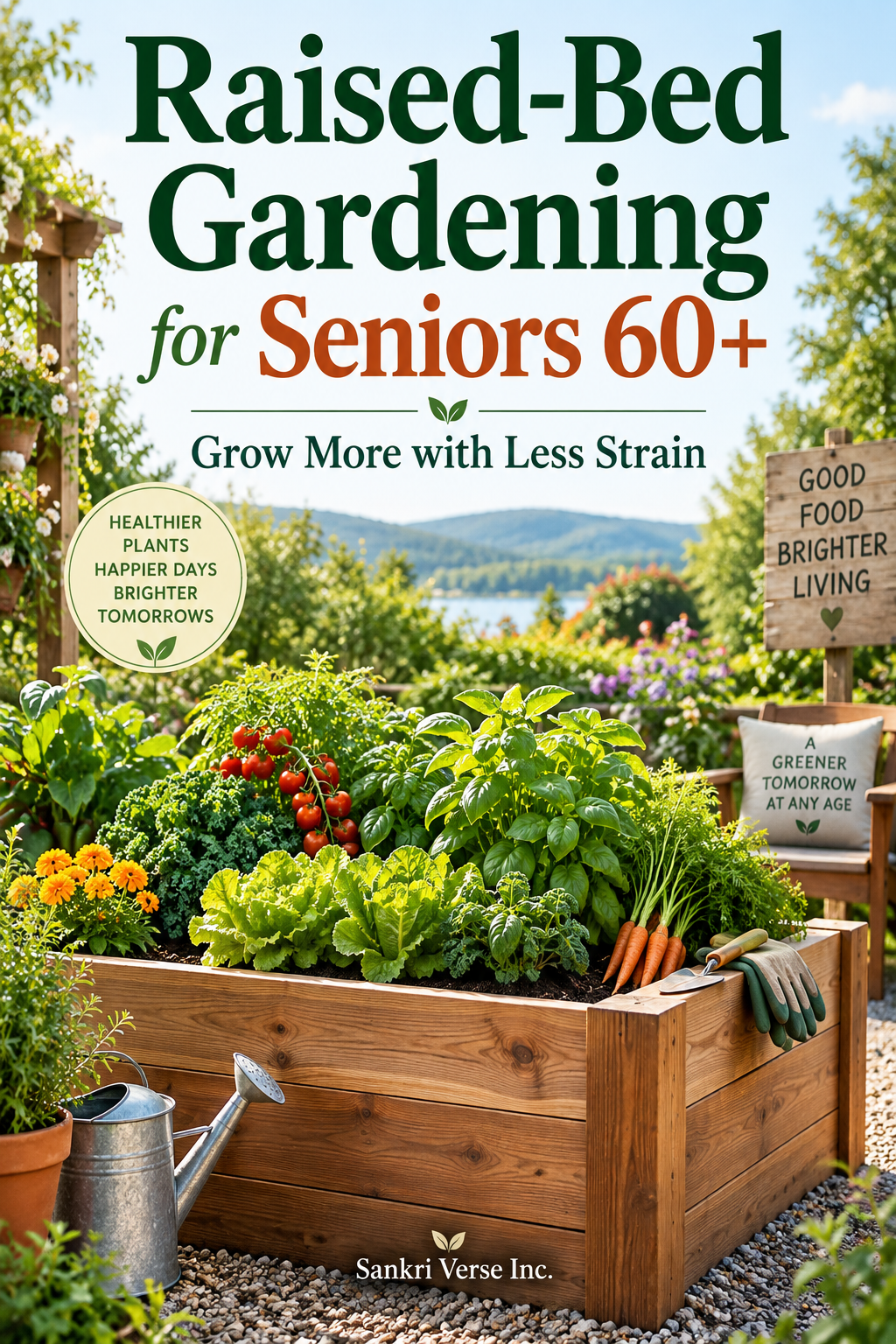 Book cover for Raised-Bed Gardening for Seniors 60+